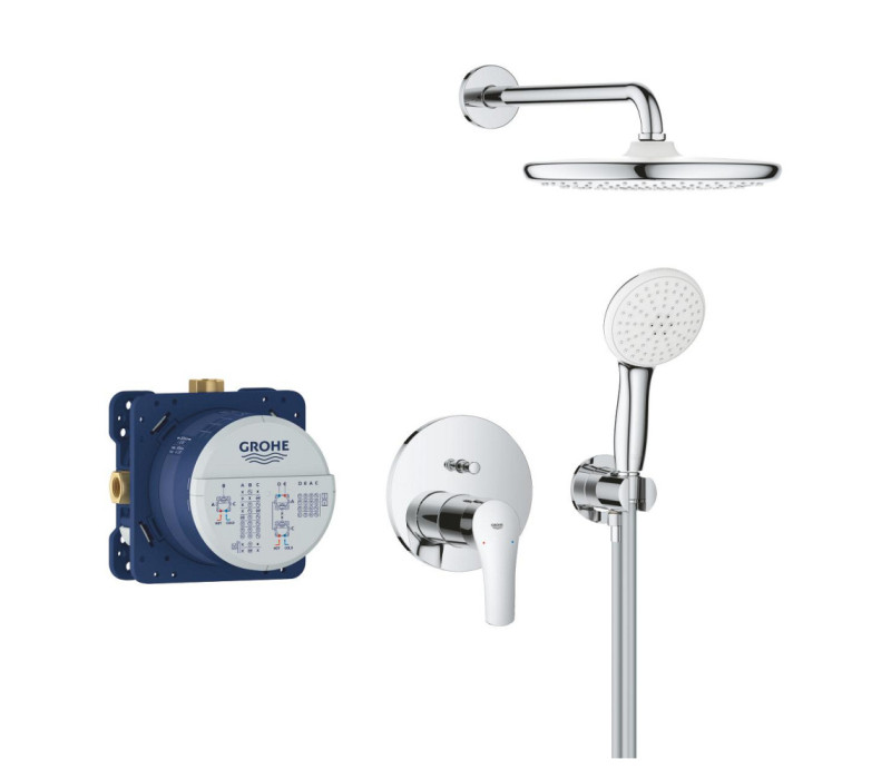 Прихована Душова система Grohe Eurosmart з Tempesta 250 (25288000) Прихована Душова система Grohe Eurosmart з Tempesta 250 (25288000)