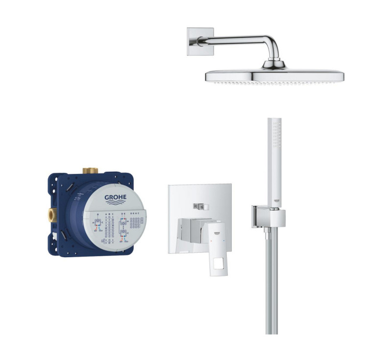 Душова система Grohe Eurocube Прихована з Tempesta 250 Cube (25289000) Душова система Grohe Eurocube Прихована з Tempesta 250 Cube (25289000)