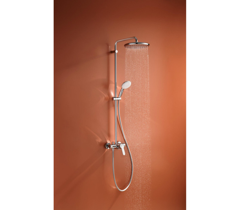 Душова система Grohe Tempesta System 250 з одноважільним змішувачем настінного монтажу (26673001) Душова система Grohe Tempesta System 250 з одноважільним змішувачем настінного монтажу (26673001)