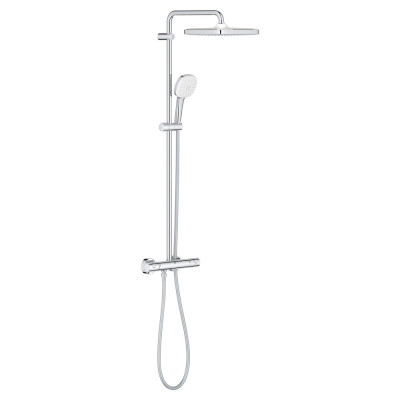Душова система Grohe Tempesta System 250 Cube з термостатом для настінного монтажу (26689001)
