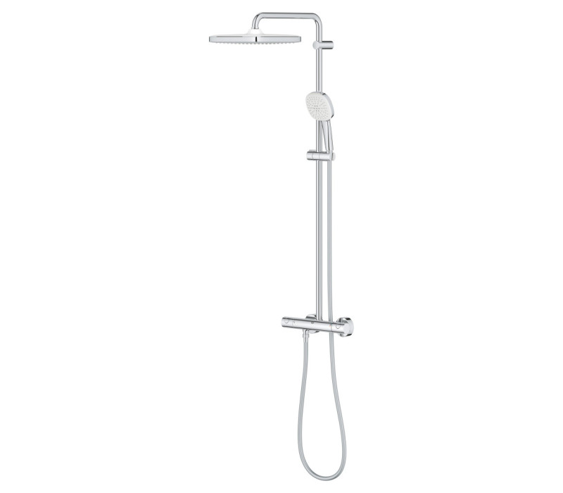 Душова система Grohe Tempesta System 250 Cube з термостатом для настінного монтажу (26689001)