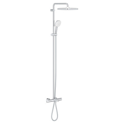 Душова система Grohe Tempesta System 250 Cube настінного монтажу з термостатом для ванни (26691001)