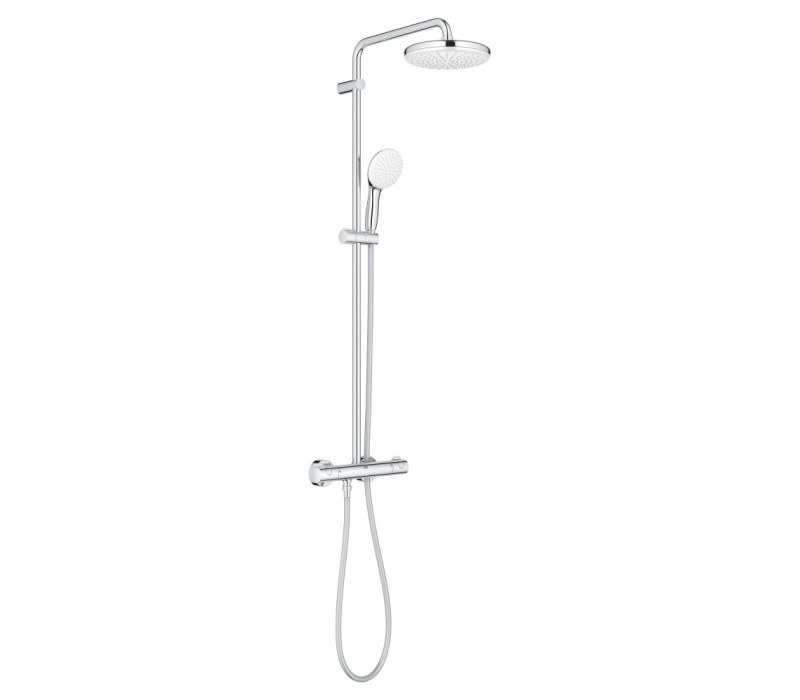 Душова система Grohe Tempesta System 210 з термостатом для настінного монтажу (26811001) Душова система Grohe Tempesta System 210 з термостатом для настінного монтажу (26811001)