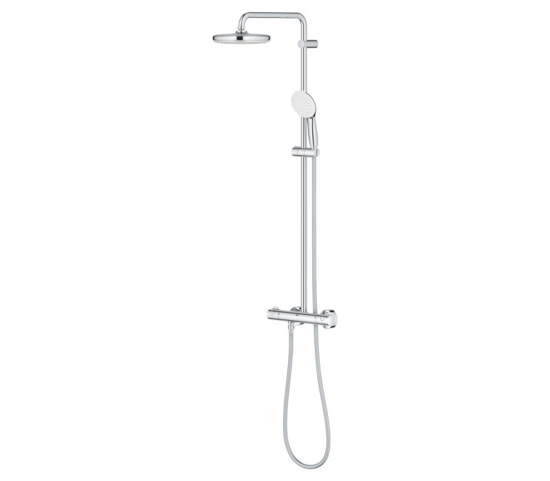 Душова система Grohe Tempesta System 210 з термостатом для настінного монтажу (26811001) Душова система Grohe Tempesta System 210 з термостатом для настінного монтажу (26811001)