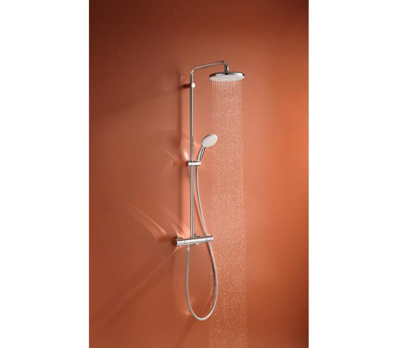 Душова система Grohe Tempesta System 210 з термостатом для настінного монтажу (26811001) Душова система Grohe Tempesta System 210 з термостатом для настінного монтажу (26811001)