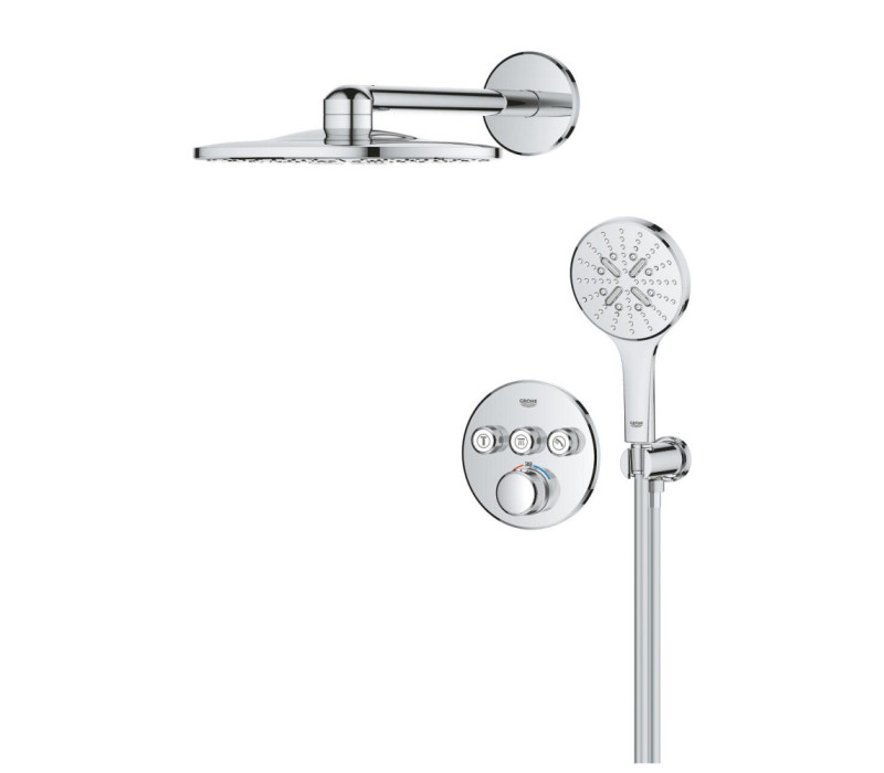 Прихована Душова система Grohe Grohtherm SmartControl з Rainshower SmartActive 310 (34863000)