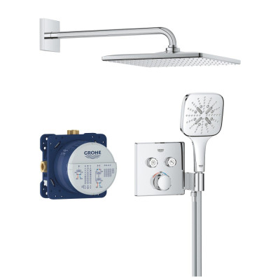 Душовий комплект Grohe Grohtherm SmartControl з Rainshower 310 Mono Cube (34865000)