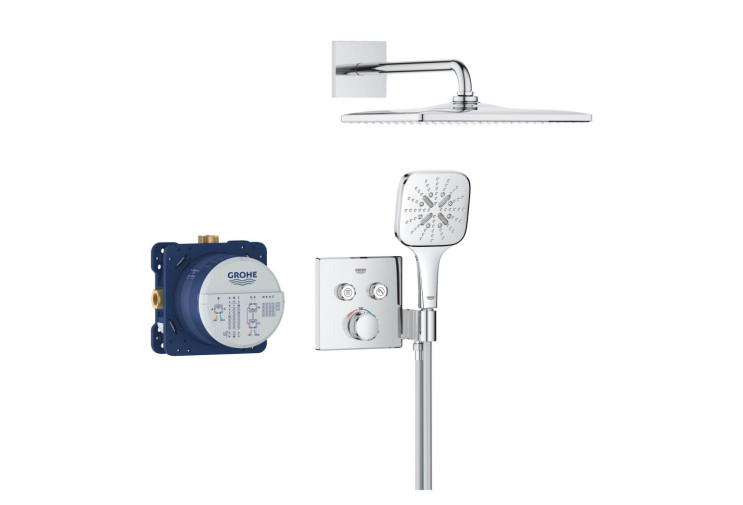 Душовий комплект Grohe Grohtherm SmartControl з Rainshower 310 Mono Cube (34865000) 34865000