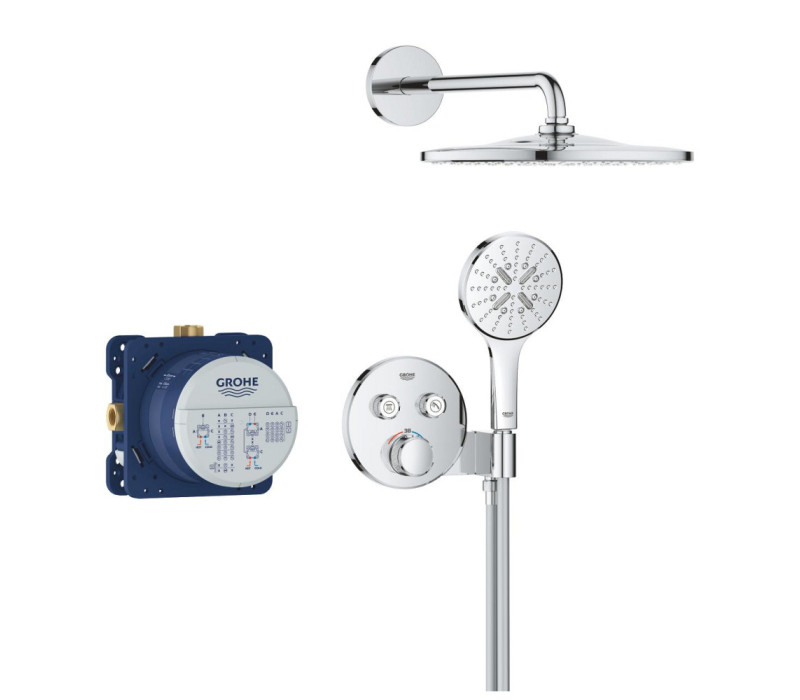 Прихована Душова система Grohe Grohtherm SmartControl з Rainshower Mono 310 (34866000)