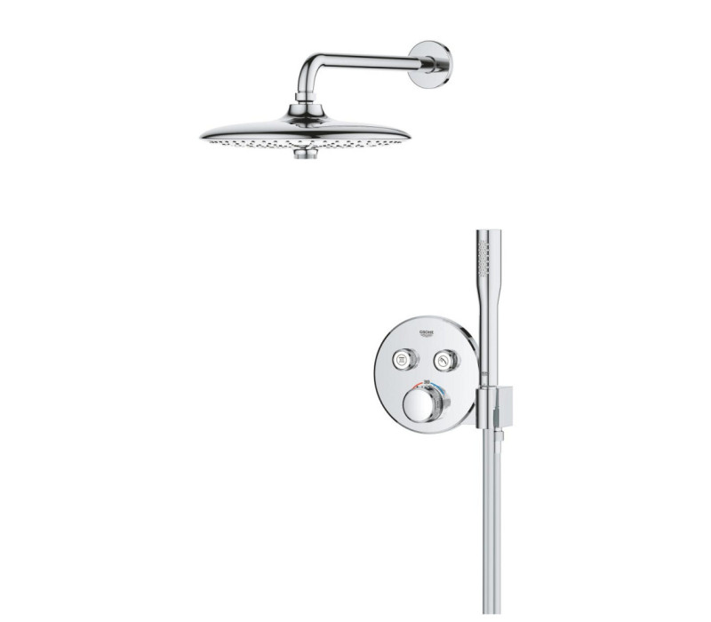 Прихована Душова система Grohe Grohtherm SmartControl з Euphoria 260 (34867000) Прихована Душова система Grohe Grohtherm SmartControl з Euphoria 260 (34867000)