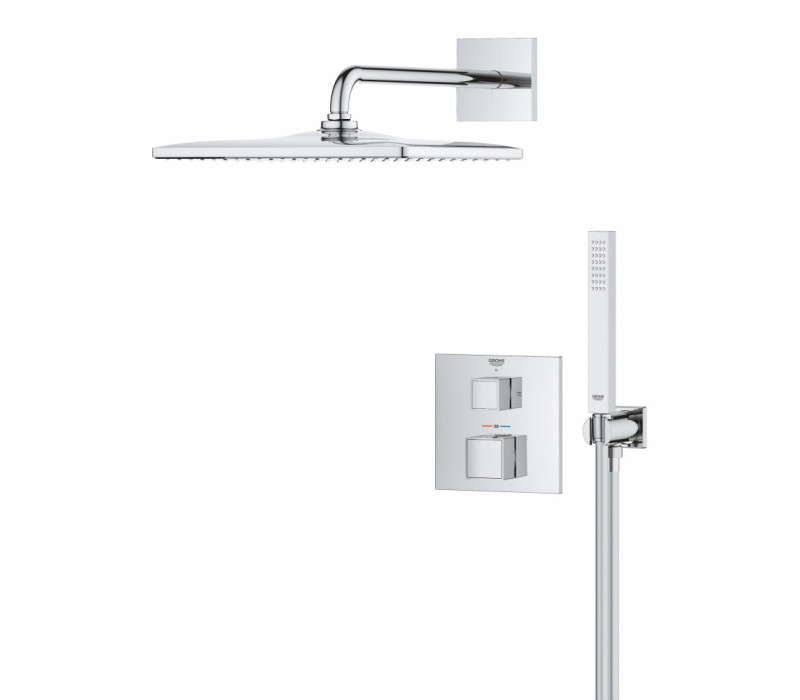 Душова система прихованого монтажу Grohe Grohtherm Cube з Rainshower Mono 310 Cube (34868000)