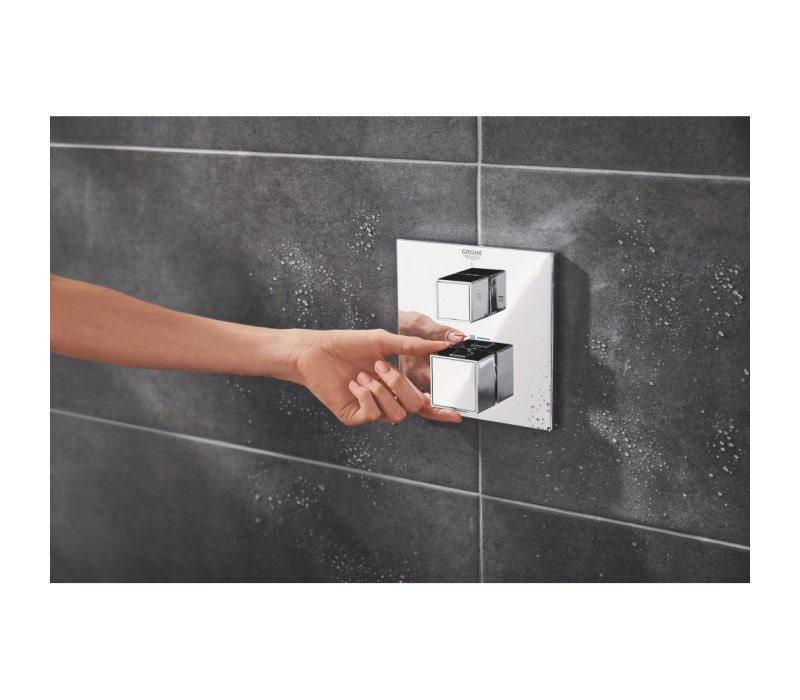 Душова система прихованого монтажу Grohe Grohtherm Cube з Rainshower Mono 310 Cube (34868000)