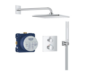 Душова система Grohe Grohtherm прихованого монтажу з Rainshower Mono 310 Cube (34870000) Душова система Grohe Grohtherm прихованого монтажу з Rainshower Mono 310 Cube (34870000)