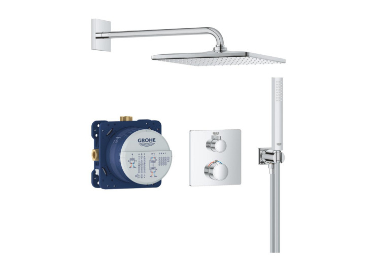 Душевая система Grohe Grohtherm скрытого монтажа из Rainshower Mono 310 Cube (34870000) 34870000