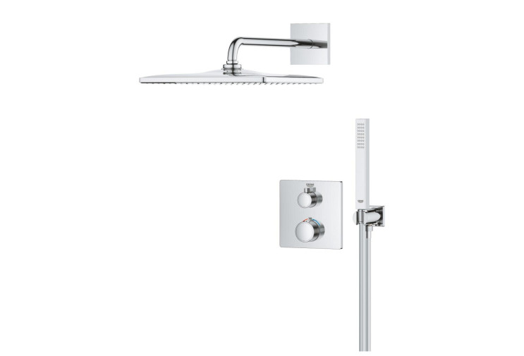 Душевая система Grohe Grohtherm скрытого монтажа из Rainshower Mono 310 Cube (34870000) 34870000