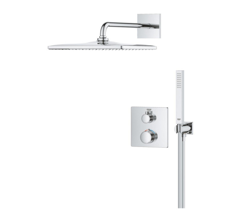 Душевая система Grohe Grohtherm скрытого монтажа из Rainshower Mono 310 Cube (34870000)