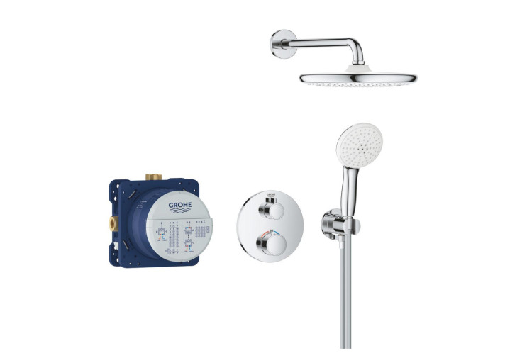 Душевая система Grohe Grohtherm скрытого монтажа с Tempesta 250 (34872000) 34872000 Душевая система Grohe Grohtherm скрытого монтажа с Tempesta 250 (34872000) 34872000