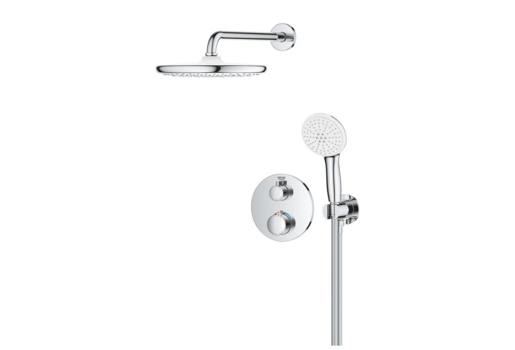 Душевая система Grohe Grohtherm скрытого монтажа с Tempesta 250 (34872000) 34872000 Душевая система Grohe Grohtherm скрытого монтажа с Tempesta 250 (34872000) 34872000