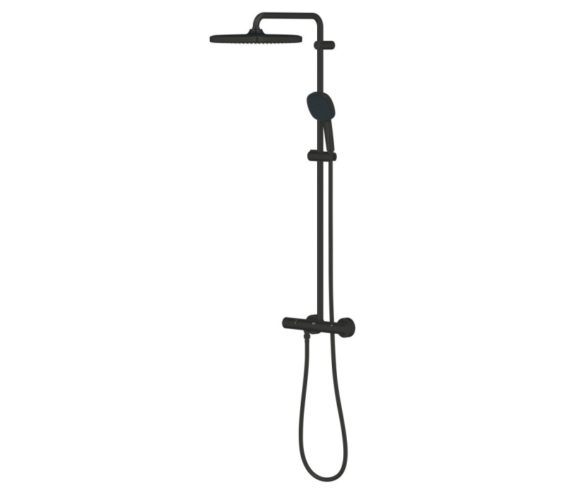 Душова система Grohe Tempesta System 250 Cube з термостатом для настінного монтажу (266892431) Душова система Grohe Tempesta System 250 Cube з термостатом для настінного монтажу (266892431)