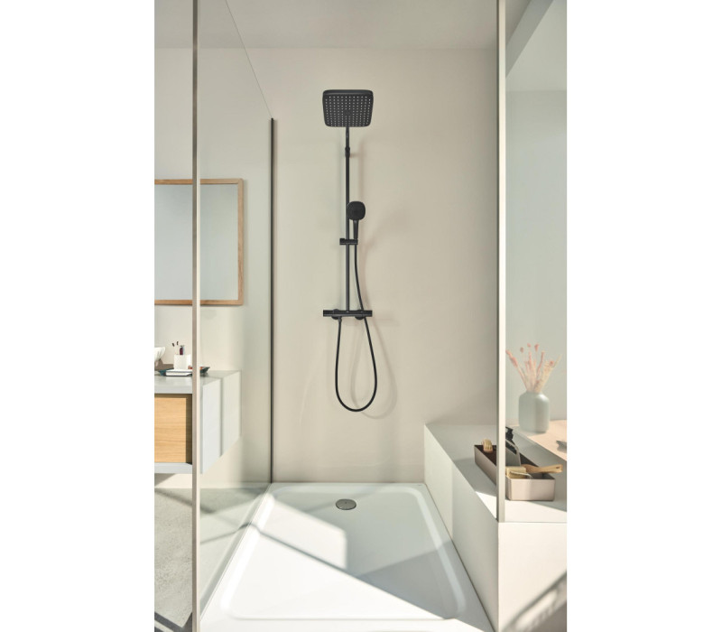 Душова система Grohe Tempesta System 250 Cube з термостатом для настінного монтажу (266892431) Душова система Grohe Tempesta System 250 Cube з термостатом для настінного монтажу (266892431)