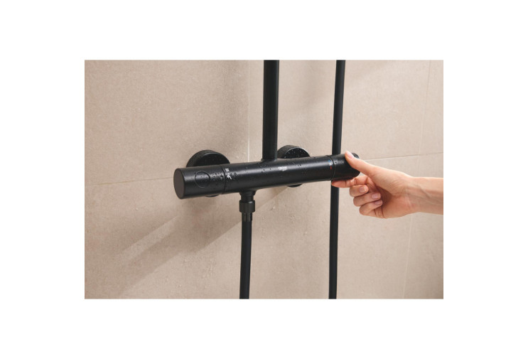 Душова система Grohe Tempesta System 250 Cube з термостатом для настінного монтажу (266892431) 266892431
