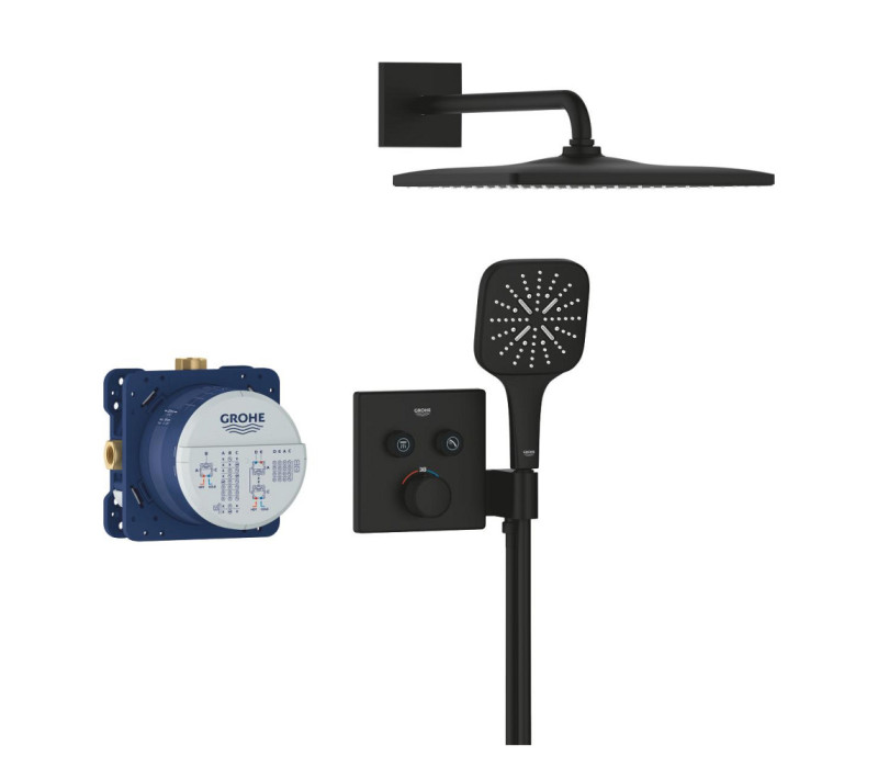 Душовий комплект Grohe Grohtherm SmartControl з Rainshower 310 Mono Cube (34865kf0) Душовий комплект Grohe Grohtherm SmartControl з Rainshower 310 Mono Cube (34865kf0)