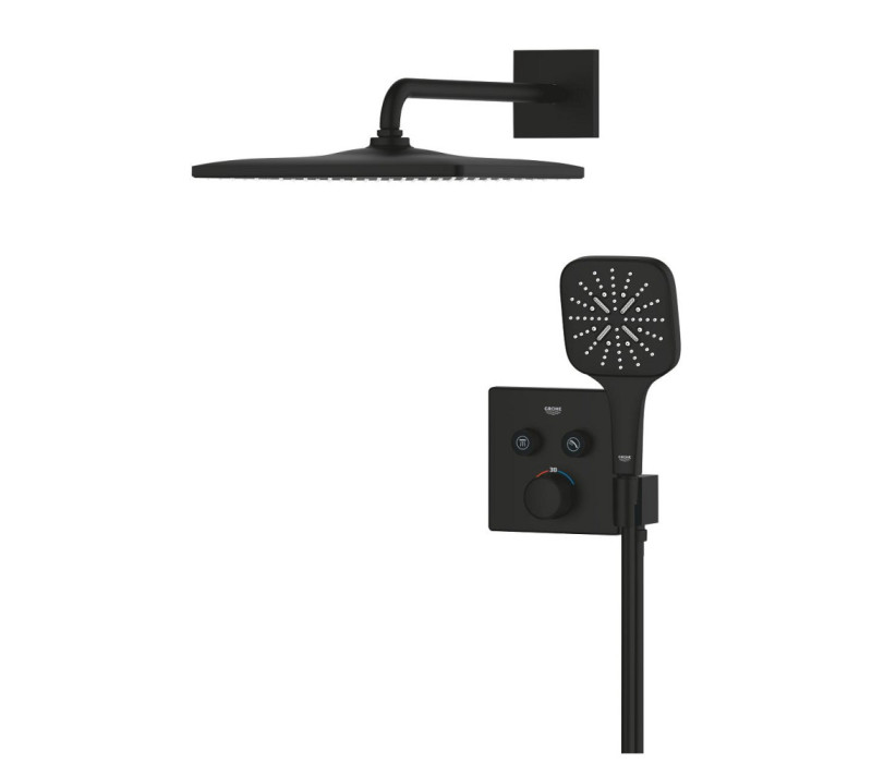 Душовий комплект Grohe Grohtherm SmartControl з Rainshower 310 Mono Cube (34865kf0) Душовий комплект Grohe Grohtherm SmartControl з Rainshower 310 Mono Cube (34865kf0)