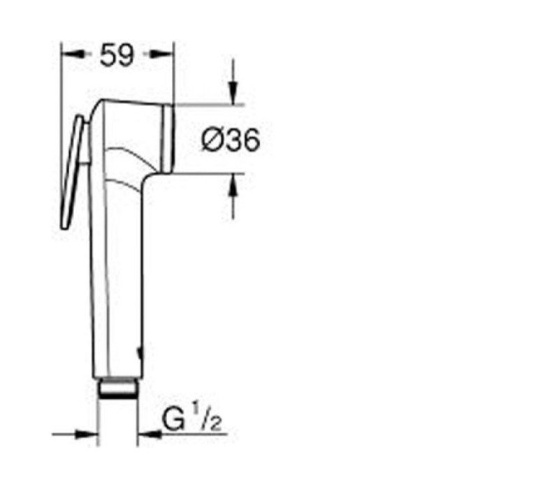 Ручной душ Grohe Tempesta - F Trigger Spray 30, 1 вид струи (27512001) Ручной душ Grohe Tempesta - F Trigger Spray 30, 1 вид струи (27512001)