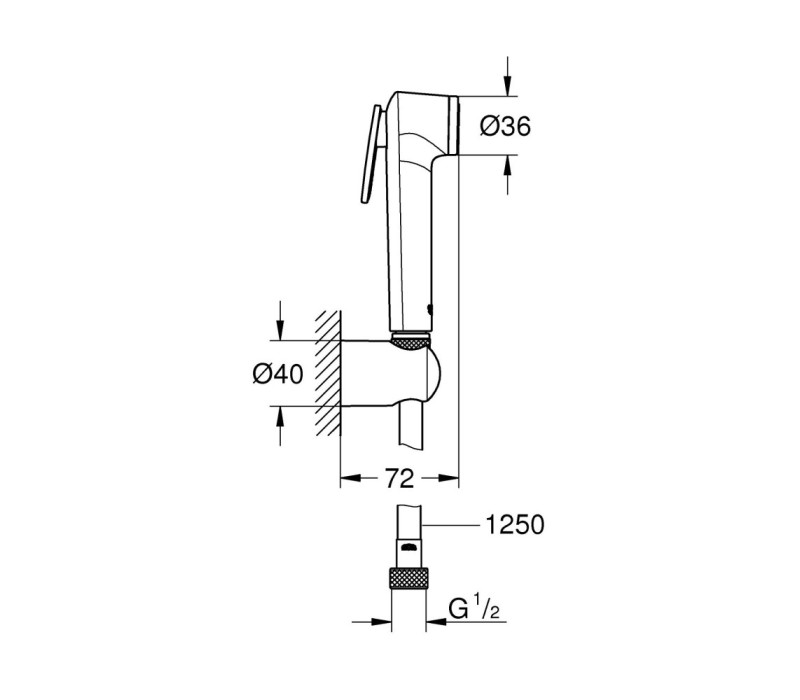 Душевой набор Grohe Tempesta-F Trigger Spray 30 с 1 режимом струи (1025302431) Душевой набор Grohe Tempesta-F Trigger Spray 30 с 1 режимом струи (1025302431)