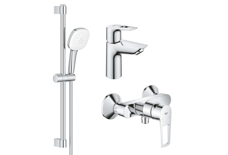 Набір змішувачів Grohe BauLoop New 3 в 1, Для Душу (UA123220S1) UA123220S1