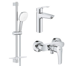 Комплект змішувачів Grohe Eurosmart 3 в 1 Для Душу (UA123244M1) Комплект змішувачів Grohe Eurosmart 3 в 1 Для Душу (UA123244M1)