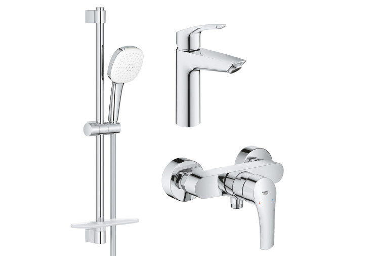 Комплект змішувачів Grohe Eurosmart 3 в 1 Для Душу (UA123244M1) UA123244M1