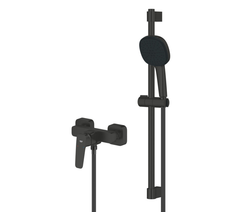 Змішувач змішувач Grohe Cubeo для душу з душовим гарнітуром (1018252430) Змішувач змішувач Grohe Cubeo для душу з душовим гарнітуром (1018252430)
