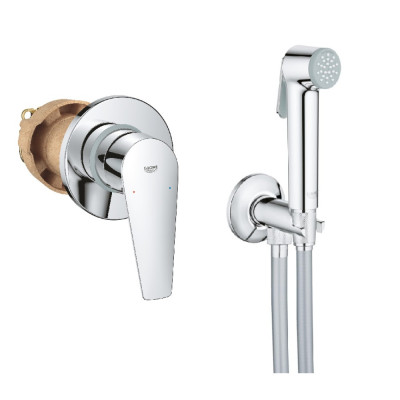 Комплект Grohe BauEdge 2 в 1 для туалету (гігієнічний душ зі змішувачем прихованого монтажу) (UA28343001)