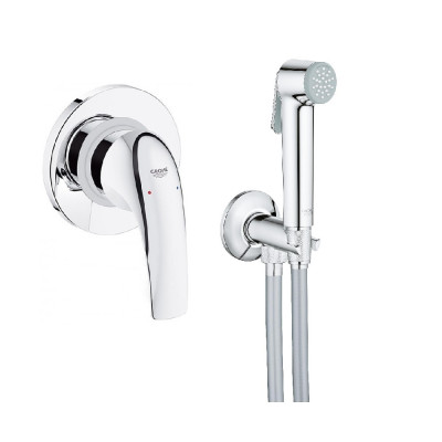 Комплект Grohe BauCurve 2 в 1 для туалету (гігієнічний душ зі змішувачем прихованого монтажу) (UA12104400)