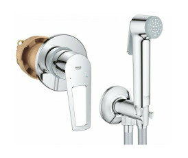 Набор Grohe BauLoop New 2 в 1 для туалета, гигиенический душ со смесителем. монтажа (UA2904200B) Набор Grohe BauLoop New 2 в 1 для туалета, гигиенический душ со смесителем. монтажа (UA2904200B)