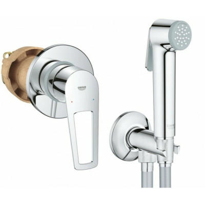 Набір Grohe BauLoop New 2 в 1 для туалету, гігієнічний душ зі змішувачем прихов. монтажу (UA2904200B)