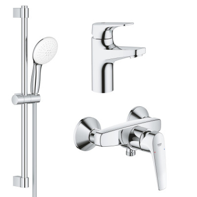 Комплект змішувачів Grohe BauFlow 3 в 1 Для Душу (UA121630S1)
