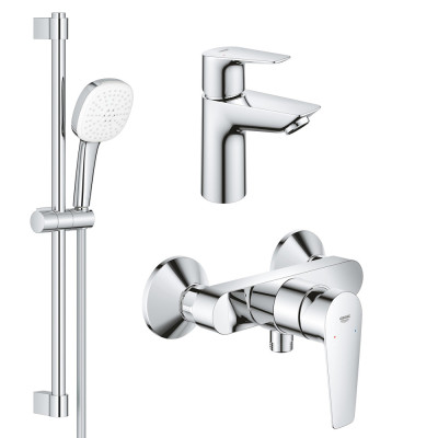 Комплект змішувачів Grohe BauEdge New 3 в 1 для ванної (UA123208S1)