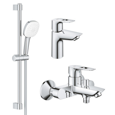 Комплект змішувачів Grohe BauLoop New 3 в 1 для ванної (UA123214S1)