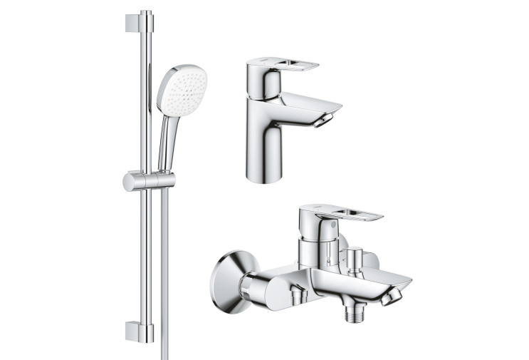 Комплект змішувачів Grohe BauLoop New 3 в 1 для ванної (UA123214S1) UA123214S1