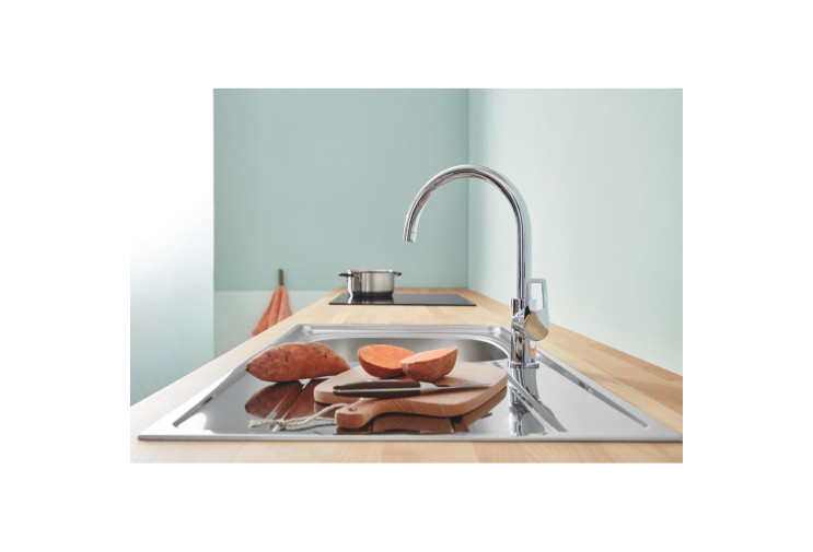 Комплект змішувачів Grohe BauLoop New4 в 1 для ванної та кухні (UA123225K3) UA123225K3