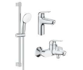 Комплект змішувачів Grohe Euroeco New 3 в 1 для ванної (UA123226M0)