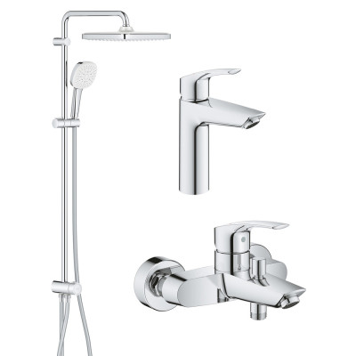 Комплект змішувачів Grohe Eurosmart 3 в 1 для ванної (UA123246R1) Комплект змішувачів Grohe Eurosmart 3 в 1 для ванної (UA123246R1)