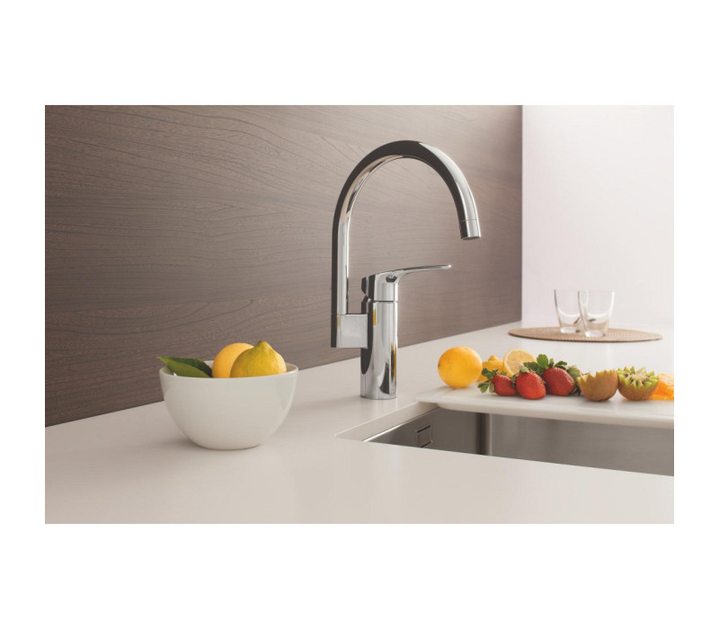 Комплект змішувачів Grohe Eurosmart 4 в 1 для ванної та кухні (UA123248M3) Комплект змішувачів Grohe Eurosmart 4 в 1 для ванної та кухні (UA123248M3)