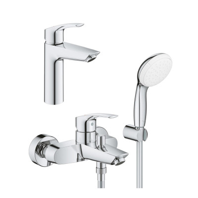 Комплект смесителей Grohe Eurosmart 2 в 1 для ванной (UA123302M0) Комплект смесителей Grohe Eurosmart 2 в 1 для ванной (UA123302M0)
