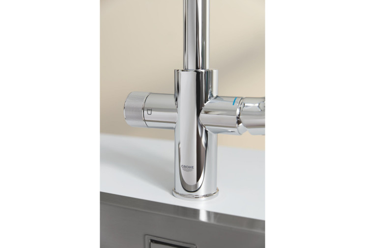Змішувач для кухні Grohe Blue Pure BauCurve для подачі технічної та фільтрованої води (30580000) 30580000 Змішувач для кухні Grohe Blue Pure BauCurve для подачі технічної та фільтрованої води (30580000) 30580000