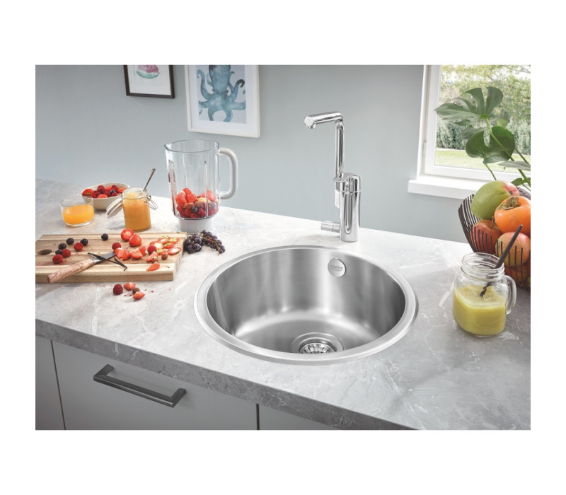 Мойка для кухни Grohe d 440 мм круглая, матовая (31720sd0)