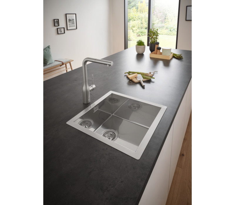 Мойка для кухни Grohe 550 x 450 мм, 1 чаша, матовая (31726sd0)