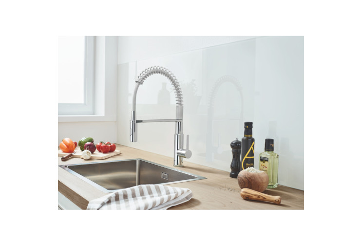 Мийка для кухні Grohe 550 x 450 мм, 1 чаша, матова (31726sd0) 31726SD0 Мийка для кухні Grohe 550 x 450 мм, 1 чаша, матова (31726sd0) 31726SD0